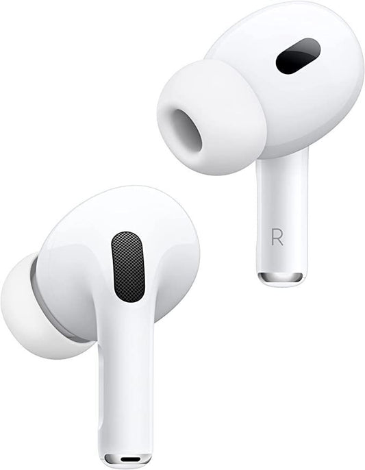 Apple AirPods Pro (2nd generation) with MagSafe Case (USB-C) Bluetooth (White, True Wireless)